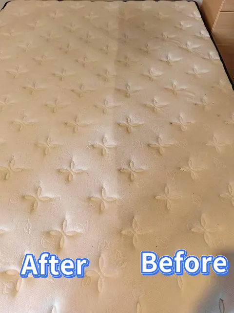 床垫原照片，左侧标注 After，右侧标注 Before